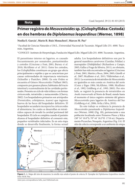En Dos Hembras De Diplolaemus Leopardinus (Werner, 1898)