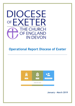 Operational Report Diocese of Exeter
