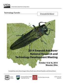 2014 Emerald Ash Borer National Research and Technology Development Meeting