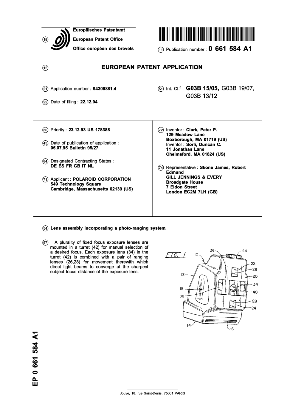 Lens Assembly Incorporating a Photo-Ranging System