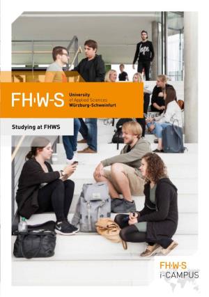Flyer of Study at FHWS