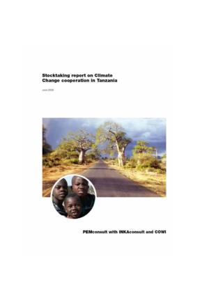 Stocktaking Report of Climate Change in Tanzania