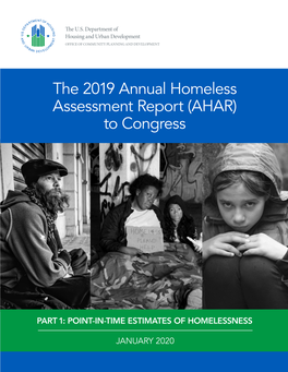The 2019 Annual Homeless Assessment Report (AHAR) to Congress