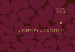 Tapestry of Gratitude! What You Have in This Book Is a Collection of Stories Pastor Dan from People You Know and Worship With