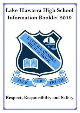 Lake Illawarra High School Information Booklet 2019