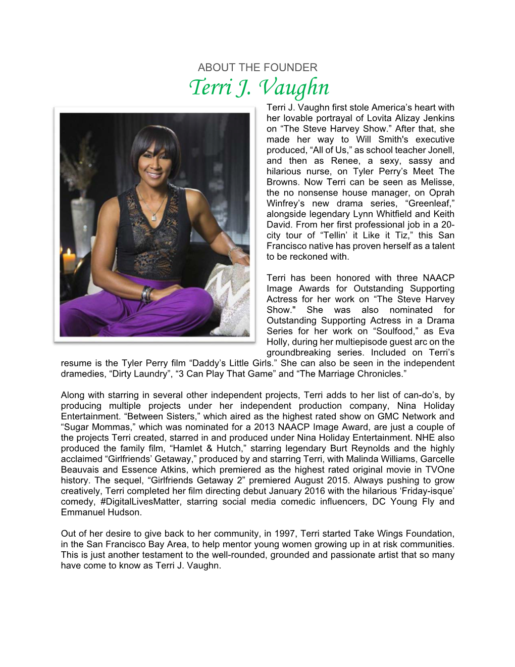 Terri J. Vaughn Terri J