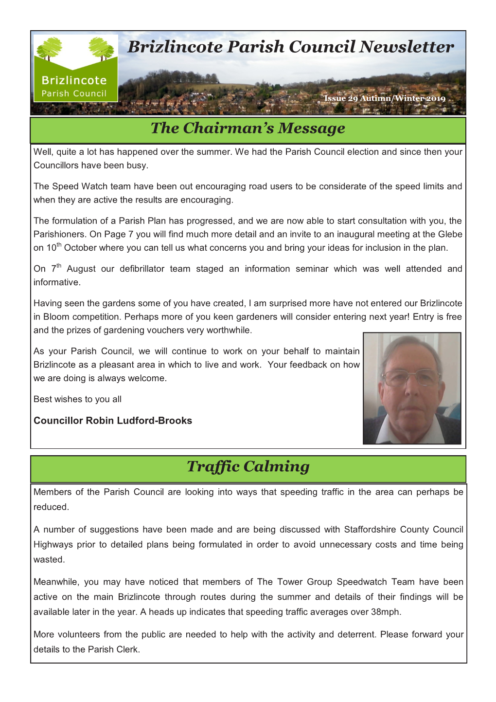 Brizlincote Parish Council Newsletter