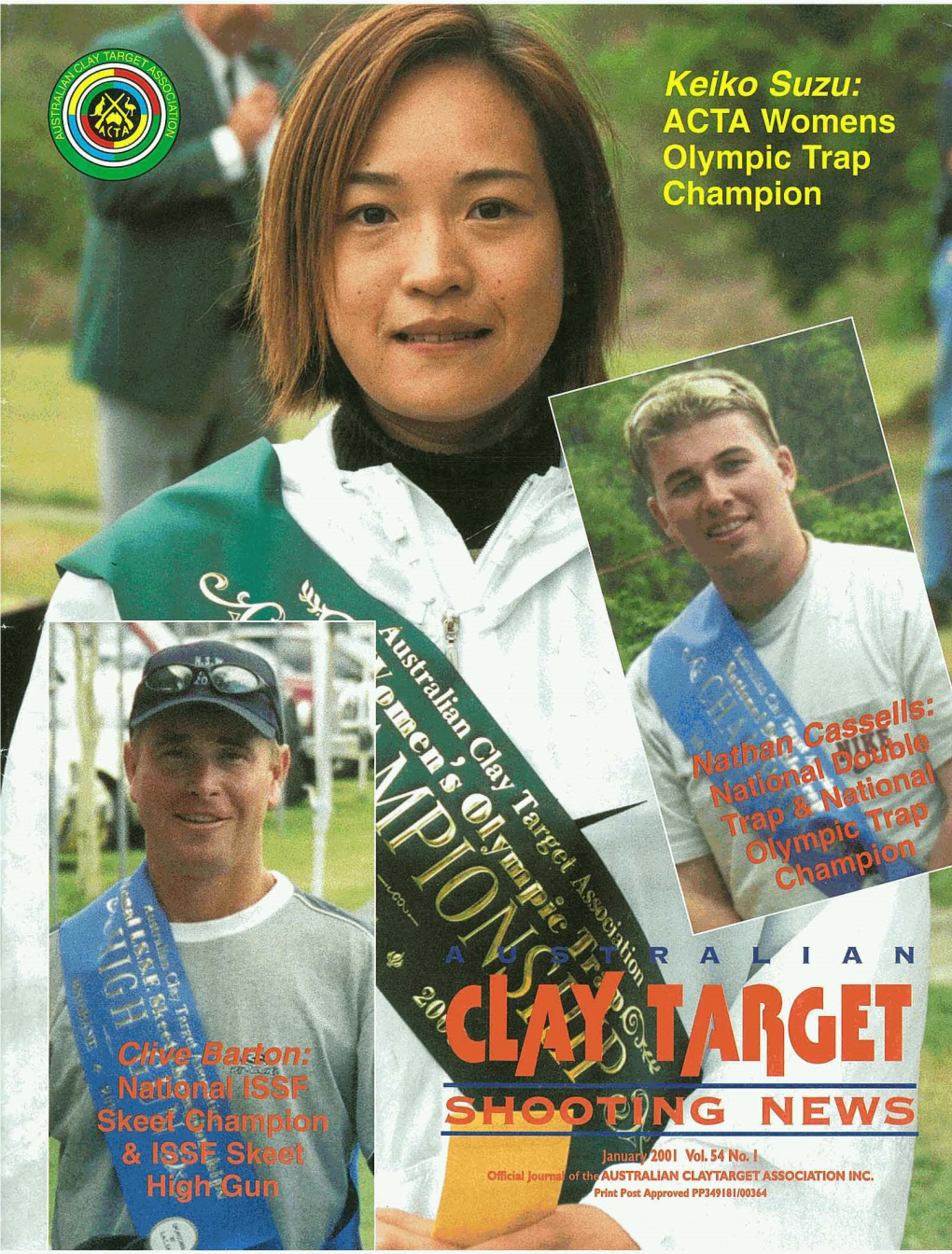 Keiko Suzu: ACTA Womens 31Ympic Trap 2Hampion DT1O TRIDEI I682 GOLD E