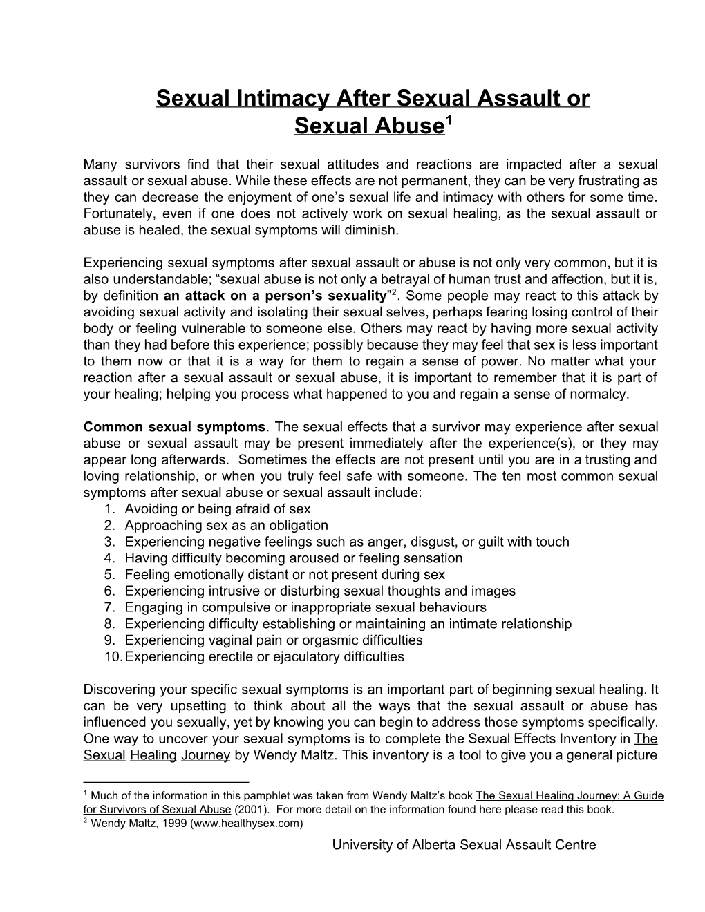 Sexual Intimacy After Sexual Assault Or Sexual Abuse 1