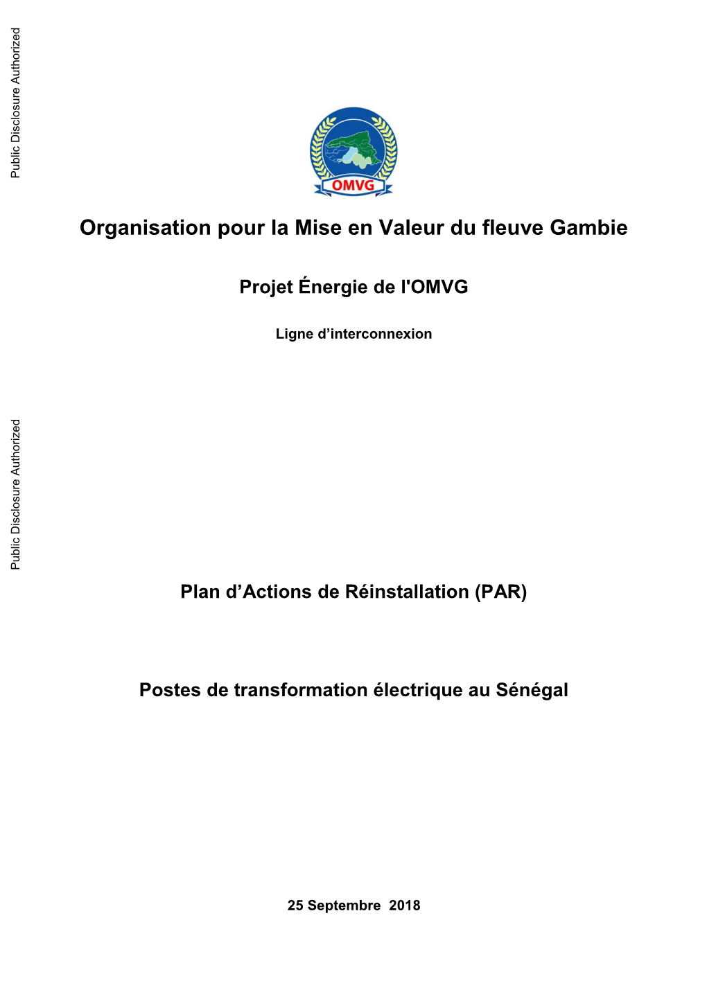 Projet Énergie De L'omvg