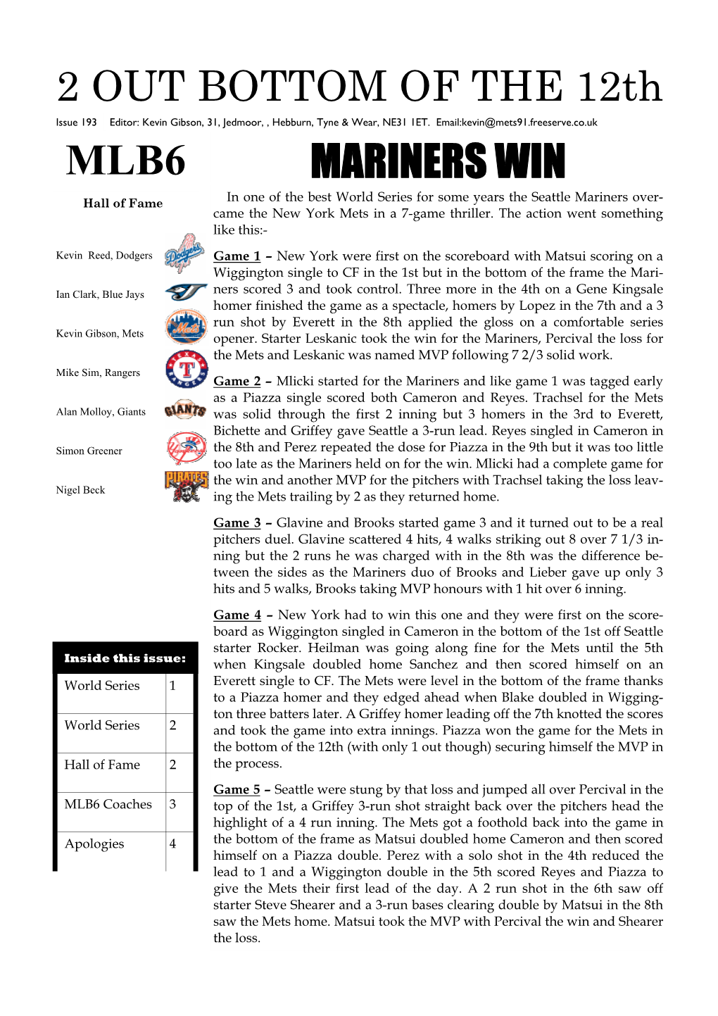 Mariners Win Mlb6