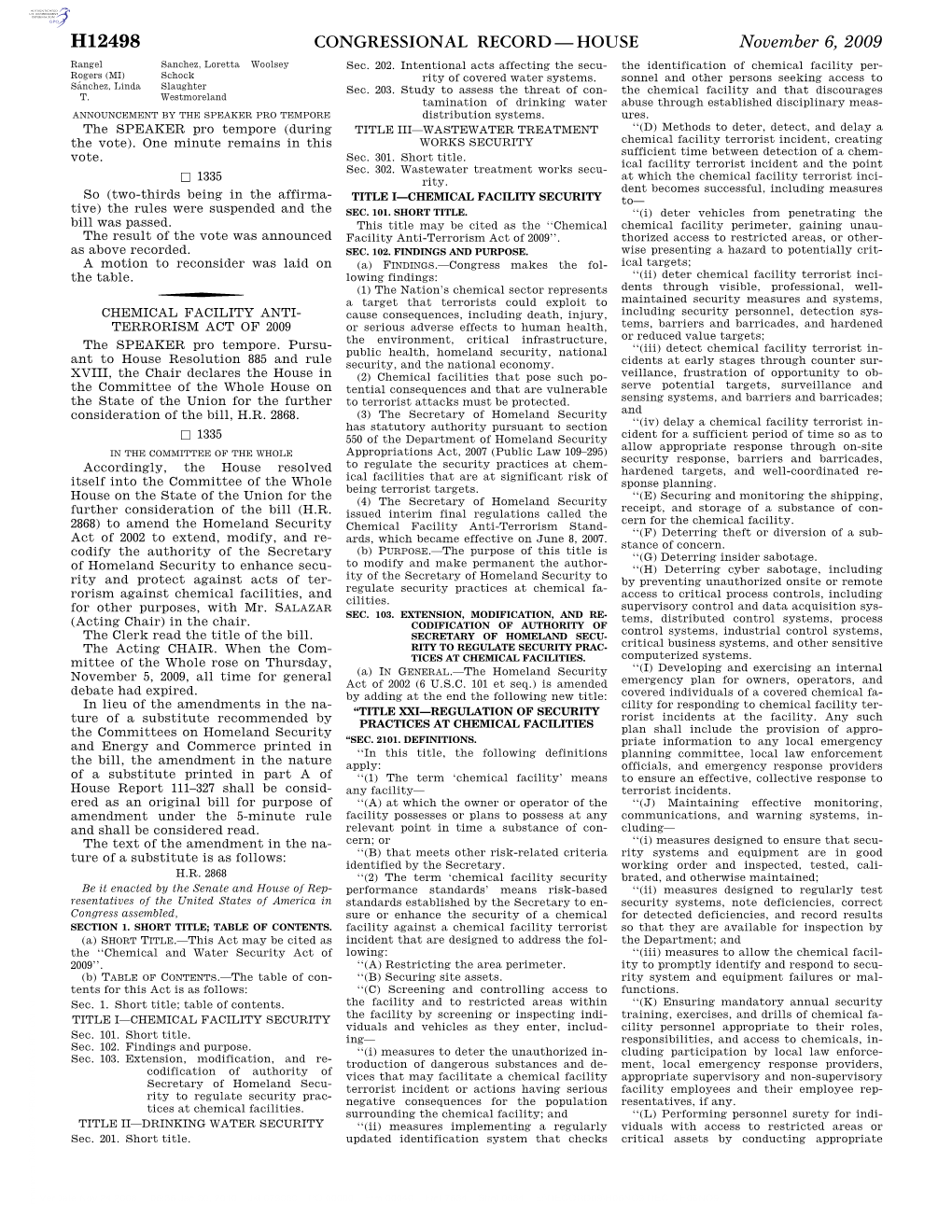 Congressional Record—House H12498