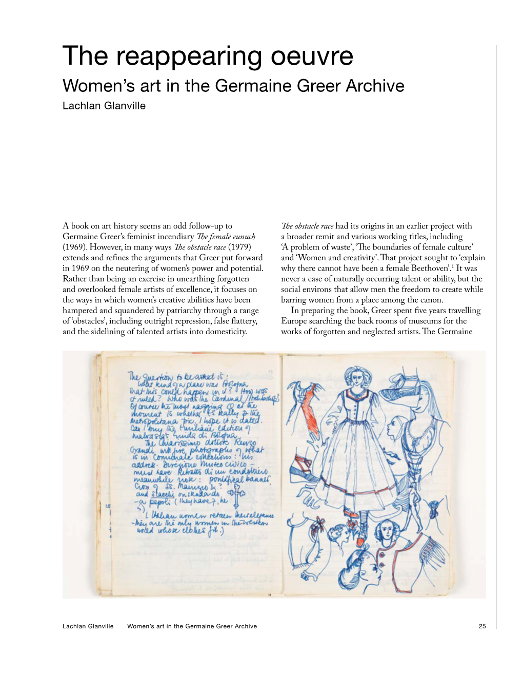 The Reappearing Oeuvre: Women's Art in The