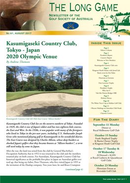 Kasumigaseki Country Club, Tokyo (Continued)