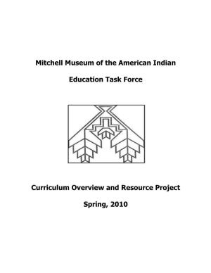 Mitchell Museum of the American Indian Education Task Force