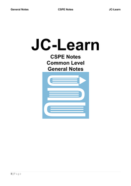 CSPE Notes General