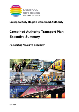 Combined Authority Transport Plan Executive Summary