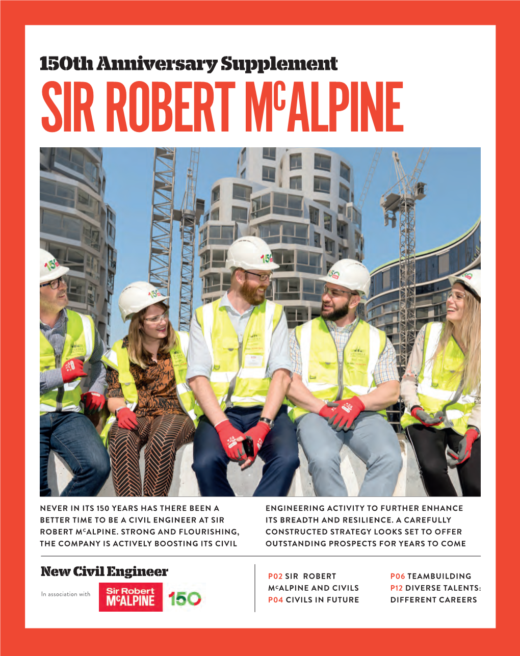New Civil Engineer in Association with Sir Robert Mcalpine | December 2019