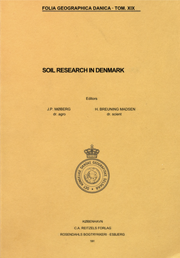 Soil Research in Denmark