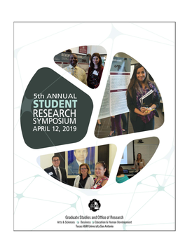 The 5Th Annual Student Research Symposium!