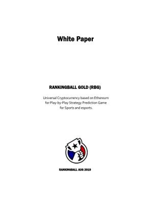 Rankinball Gold Whitepaper