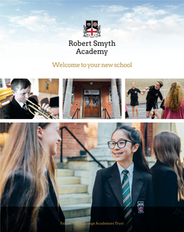 Welcome to Your New School Welcome to Robert Smyth Academy What’S Inside Robert Smyth Academy Year 7 03