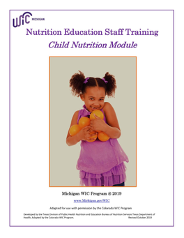 Child Nutrition Module