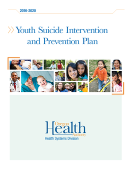 Youth Suicide Intervention and Prevention Plan, Oregon
