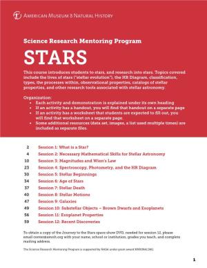 SRMP Stars Curriculum