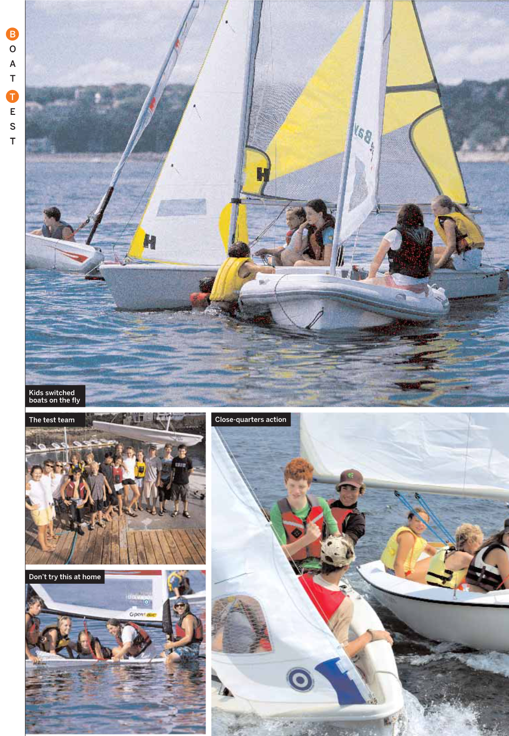Sail Magazine Article Featuring SBYC Junior Sailors
