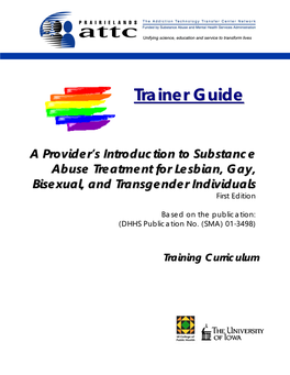 Trainer Guide a Provider's Introduction To