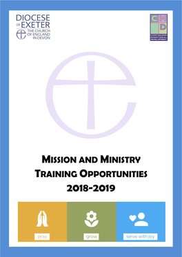 Mission and Ministry Training Opportunities