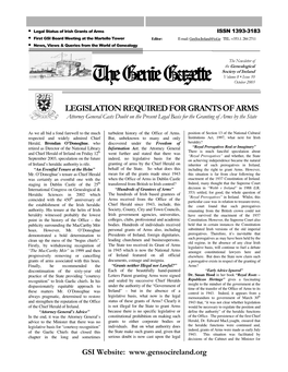 Genie Gazette October 2003