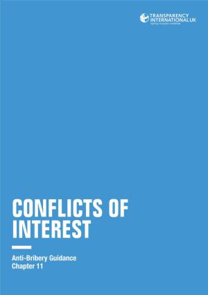11. Conflicts of Interest