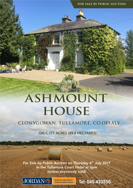 Clonygowan, Tullamore, Co.Offaly Ashmount House