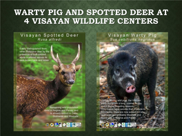 Visayan Warty Pig and Spotted Deer Populations in the West Visayan