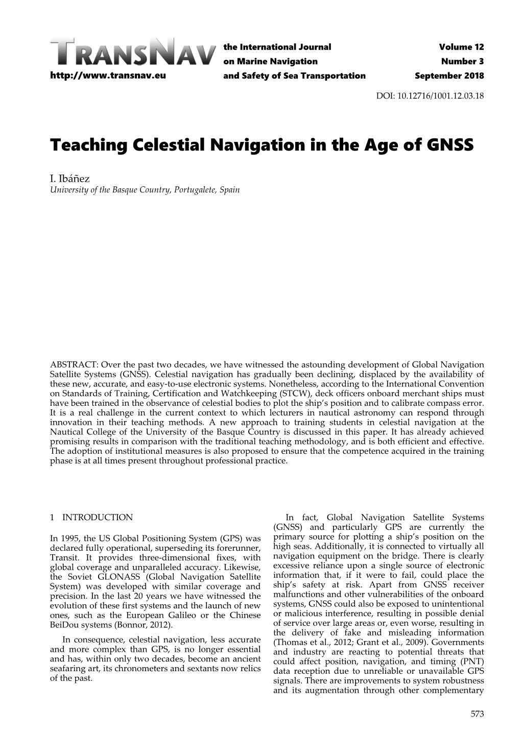 Teaching Celestial Navigation in the Age of GNSS