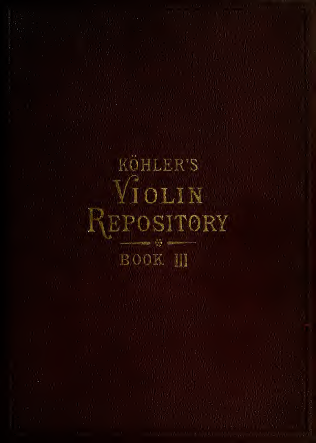 Klers' Violin Repository of Dance Music