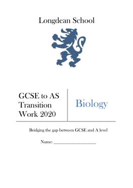 Biology Work 2020