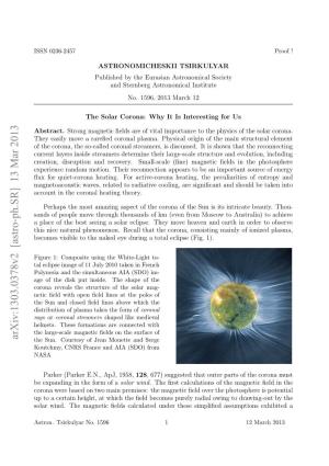 The Solar Corona: Why It Is Interesting for Us