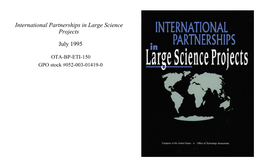 International Partnerships in Large Science Projects (July 1995)
