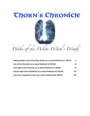 Thorn's Chronicle