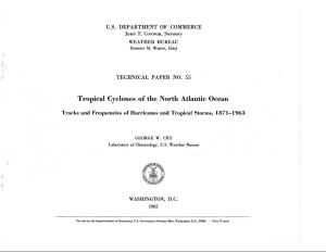 Tropical Cyclones of the North Atlantic Ocean