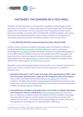Consolidated Factsheet on Tech Wall