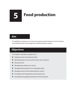 5 Food Production