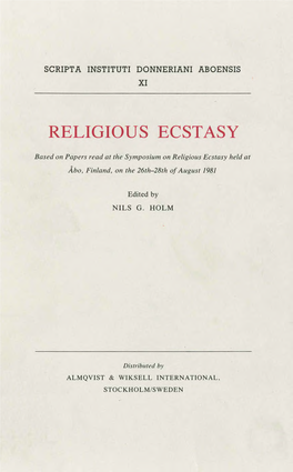Religious Ecstasy