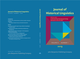 Problems With, and Alternatives To, the Tree Model in Historical Linguistics
