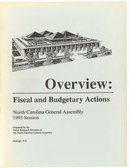 1993 Session Overview: Fiscal and Budgetary Actions