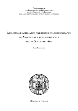 Molecular Systematics and Historical Biogeography of Araceae at a Worldwide Scale and in Southeast Asia