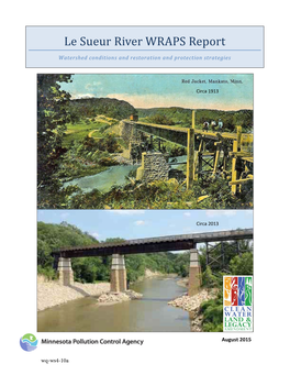Le Sueur River Watershed WRAPS Report (Wq-Ws4-10A)